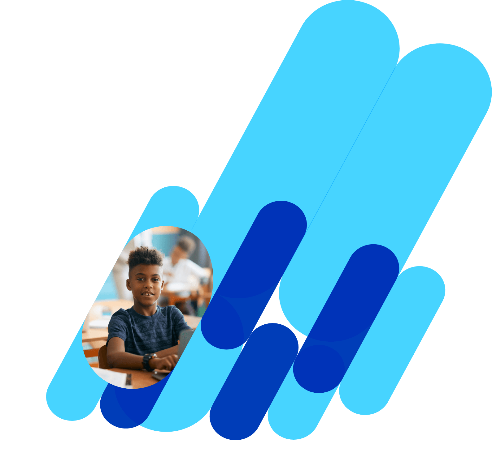 Photo of happy student Photo of happy student